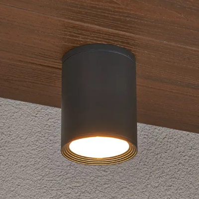 Outdoor ceiling spotlight Minna, graphite