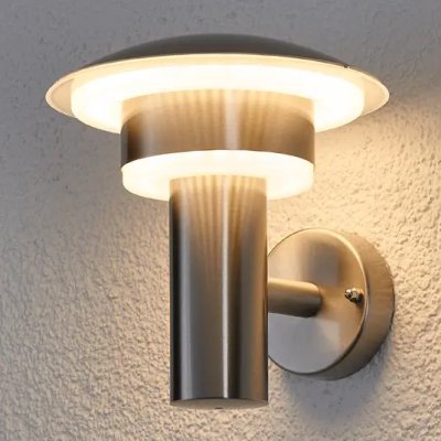 Dekoratyvinis LED nerūdijančio plieno lauko sieninis šviestuvas Lillie
