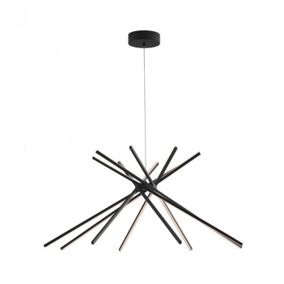 LUCE ambient design suspension Shanghai LED nero