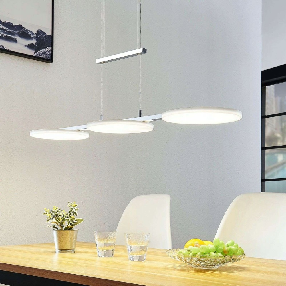 Sherko LED pakabinamas šviestuvas, reguliuojamo aukščio, 3 lempučių