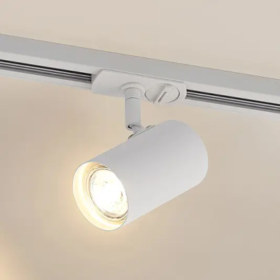 Lindby Ties LED sliežu gaisma, 1 fāze, balta