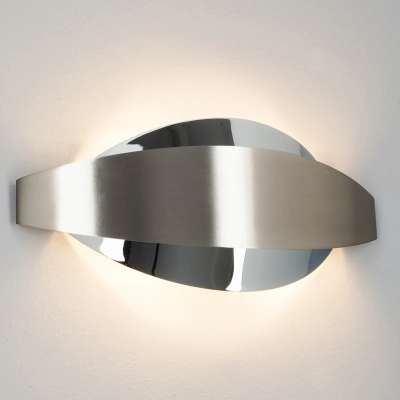 LED wall lamp Lonna with G9 LED chrome/nickel