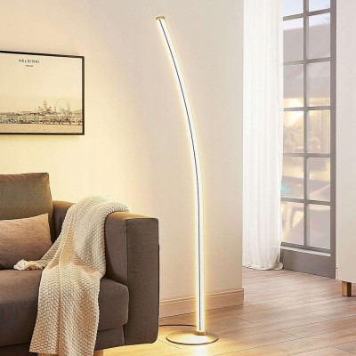 LED floor lamp Senja, curved shape