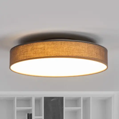 Saira LED audinio lubinis šviestuvas, 40 cm, pilkas