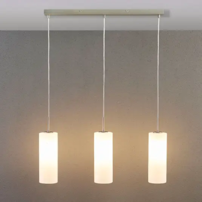 Vinsta - three-bulb hanging lamp with white glass