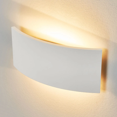 Timeless plaster wall lamp Naike