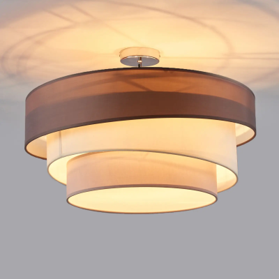 Melia ceiling lamp in brown and gray colors