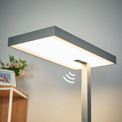 Biroja LED stāvlampa Nora, kustību detektors 50W