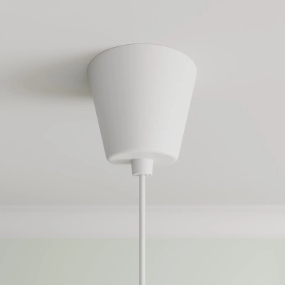 Lindby Simaria medžiaginis pakabinamas šviestuvas, baltas
