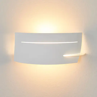 Keyron LED wall lamp in white color