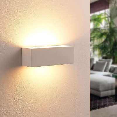 Lindby Tjada wall lamp square plaster 8.5".