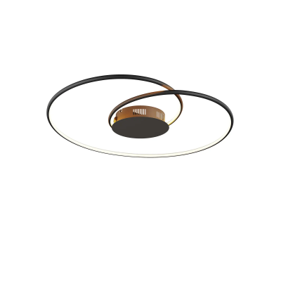 Lindby Joline LED lubinis šviestuvas, juodas, 70 cm