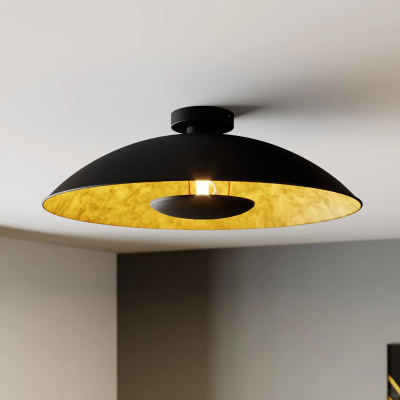 Black and gold ceiling lamp Emilienne