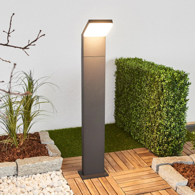 Yolena - graphite gray LED column, 100 cm