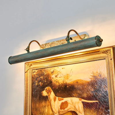 Ben verdigris picture lamp, 72 cm