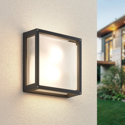 Square outdoor wall lamp Aurelien