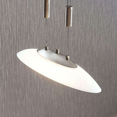 Height-adjustable LED pendant lamp Judie with dimmer