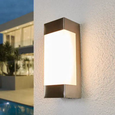 Severina - LED wall lamp made of stainless steel