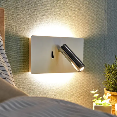 Elske LED wall lamp with reading light