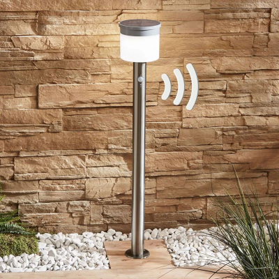 Cathleen LED Solar Path Light, Stainless Steel