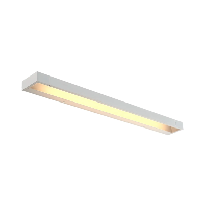 Archchio Jora LED wall lamp, IP44, white, 60 cm