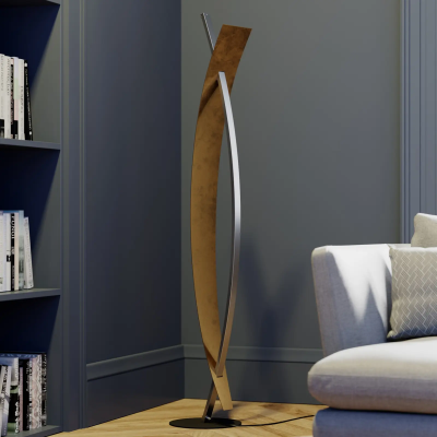 Marija LED floor lamp in black color