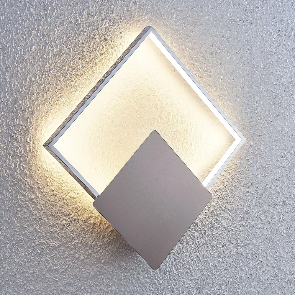 Anays LED sieninis šviestuvas, kvadratinis, 32 cm