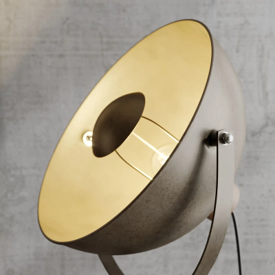 Lindby Scharlie floor lamp with metal shade