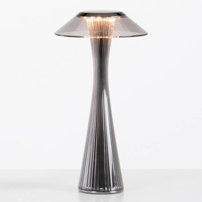 Kartell Space - дизайнерская светодиодная настольная лампа, титан