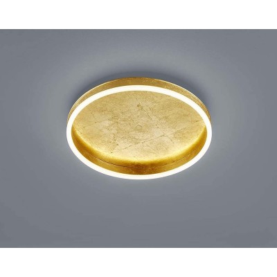 Sona ceiling light gold leaf acrylic diffuser Satined