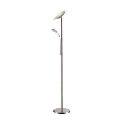 Malea - LED lighting with reading lever, nickel