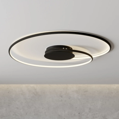 Lindby Joline LED-laevalgusti, must, 70 cm