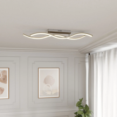 Lucande Mairia LED ceiling light, wavy