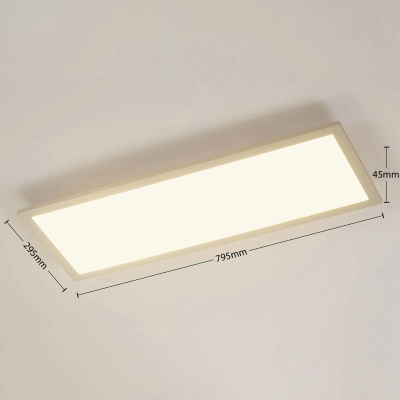 Arcchio Enja LED panel, 79.5 cm x 29.5 cm