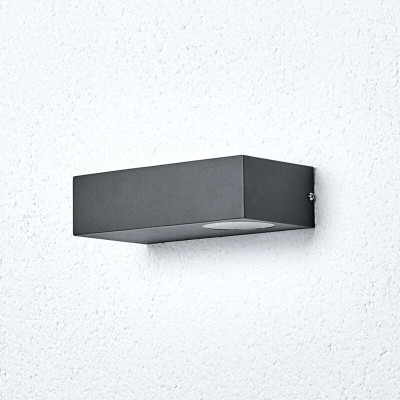 Square-shaped Loredana LED outdoor wall lamp