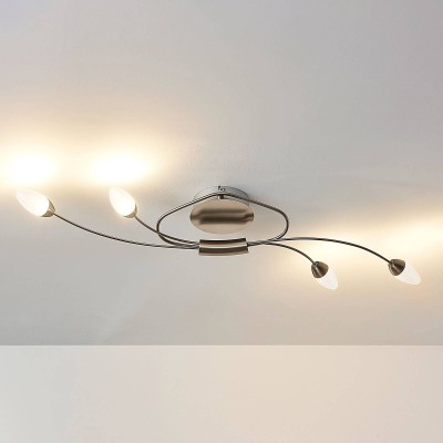 Deyan LED ceiling light, adjustable dimming, 4 bulbs.