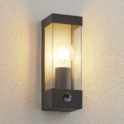 Lindby Tilian outdoor wall light with motion detector