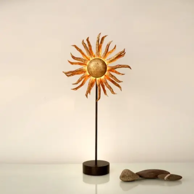 Golden LED table lamp