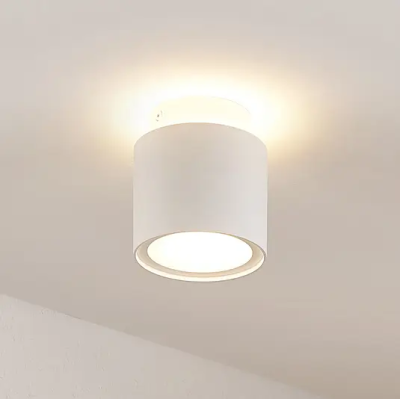 Arcchio Walisa LED ceiling light, frosted glass, white