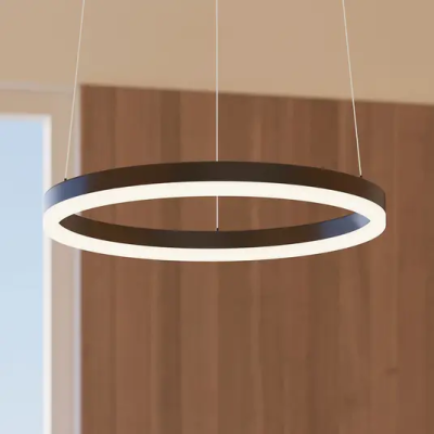 Archchio Albiona LED pendant lamp, 1 ring, 40 cm